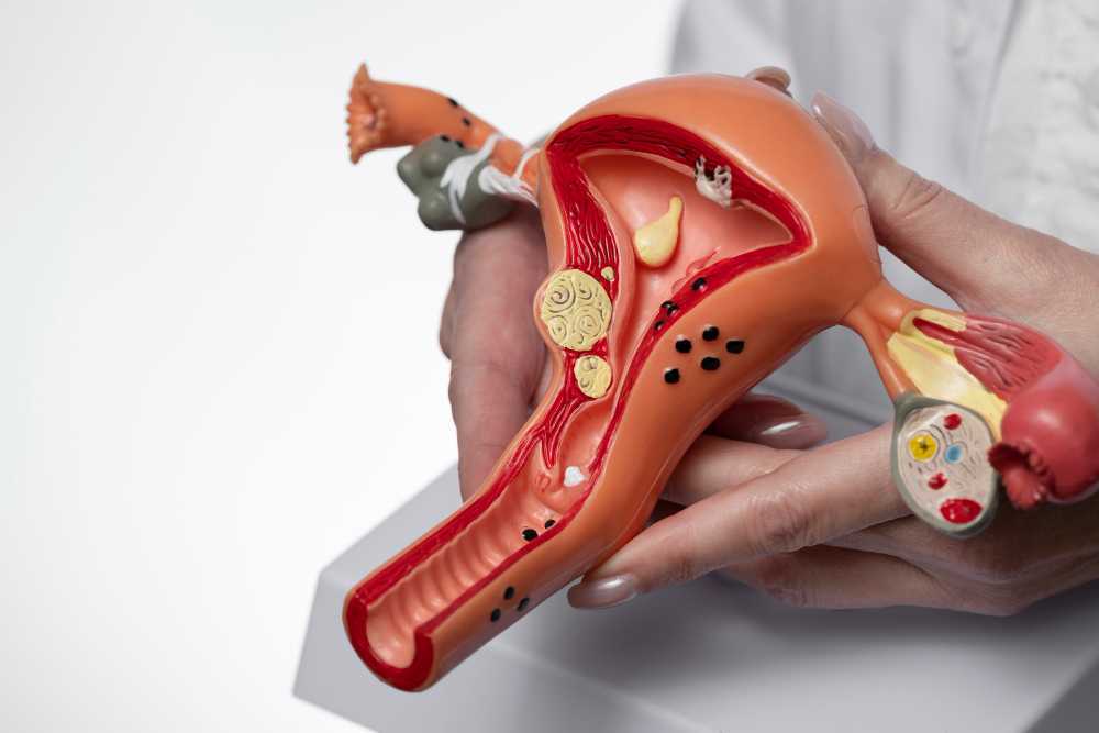 Ovarian Cysts Concept